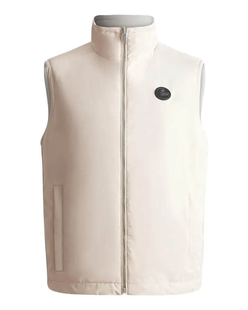 FUSALP Latma zipped gilet - Nude Nude