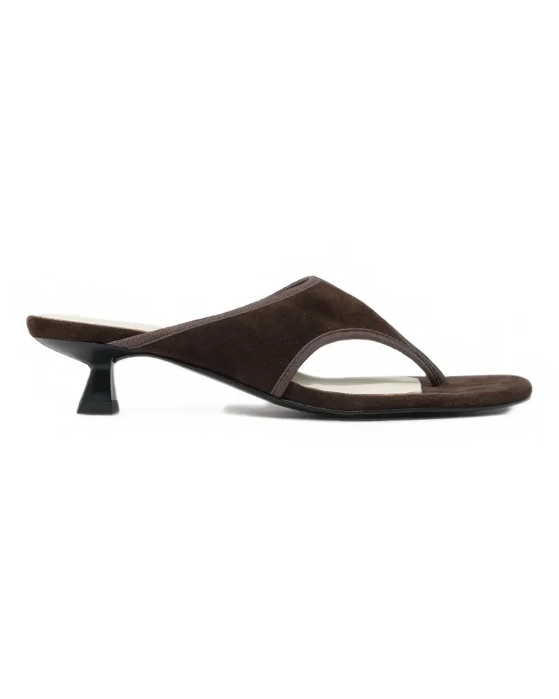 BIMBA Y LOLA brown suede heeled sandals - Braun Braun
