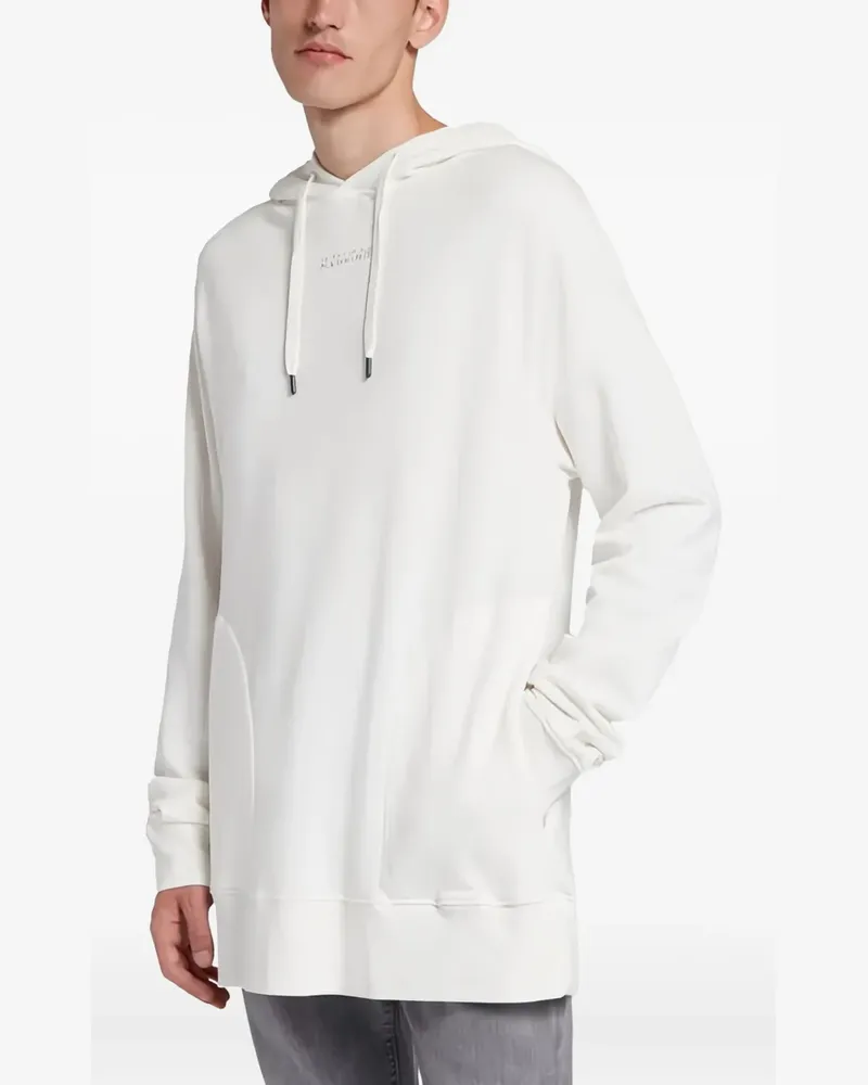 7 for all mankind Hoodie mit Kordelzug - Weiß Weiß