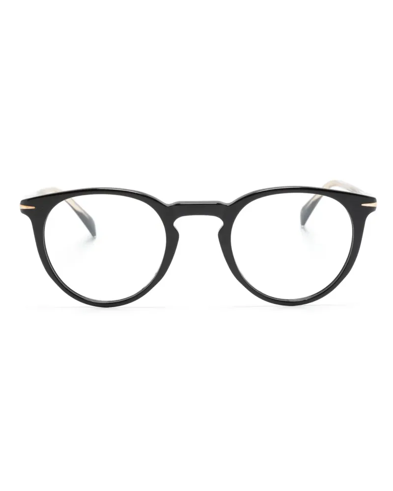EYEWEAR by DAVID BECKHAM Brille mit rundem Gestell - Schwarz Schwarz