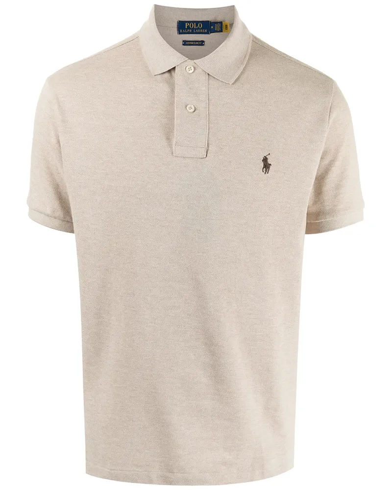 Ralph Lauren Poloshirt mit Polo Pony-Stickerei - Braun Braun