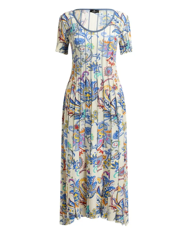 Etro Kleid mit Print - Nude Nude