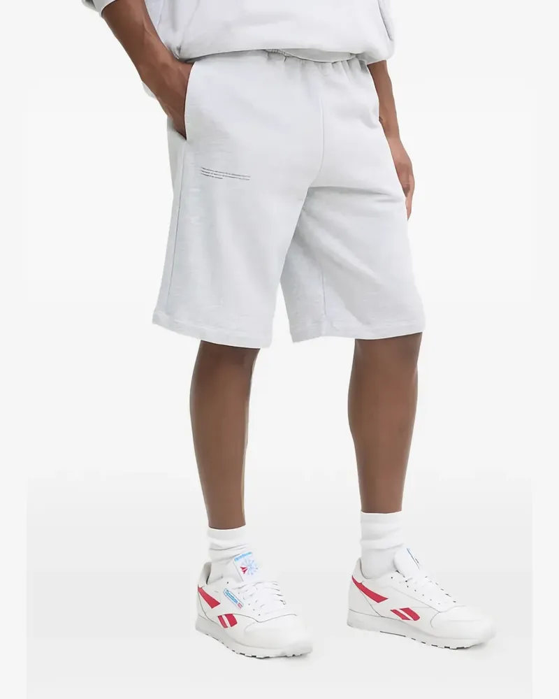 PANGAIA elastic-waist running shorts - Grau Grau