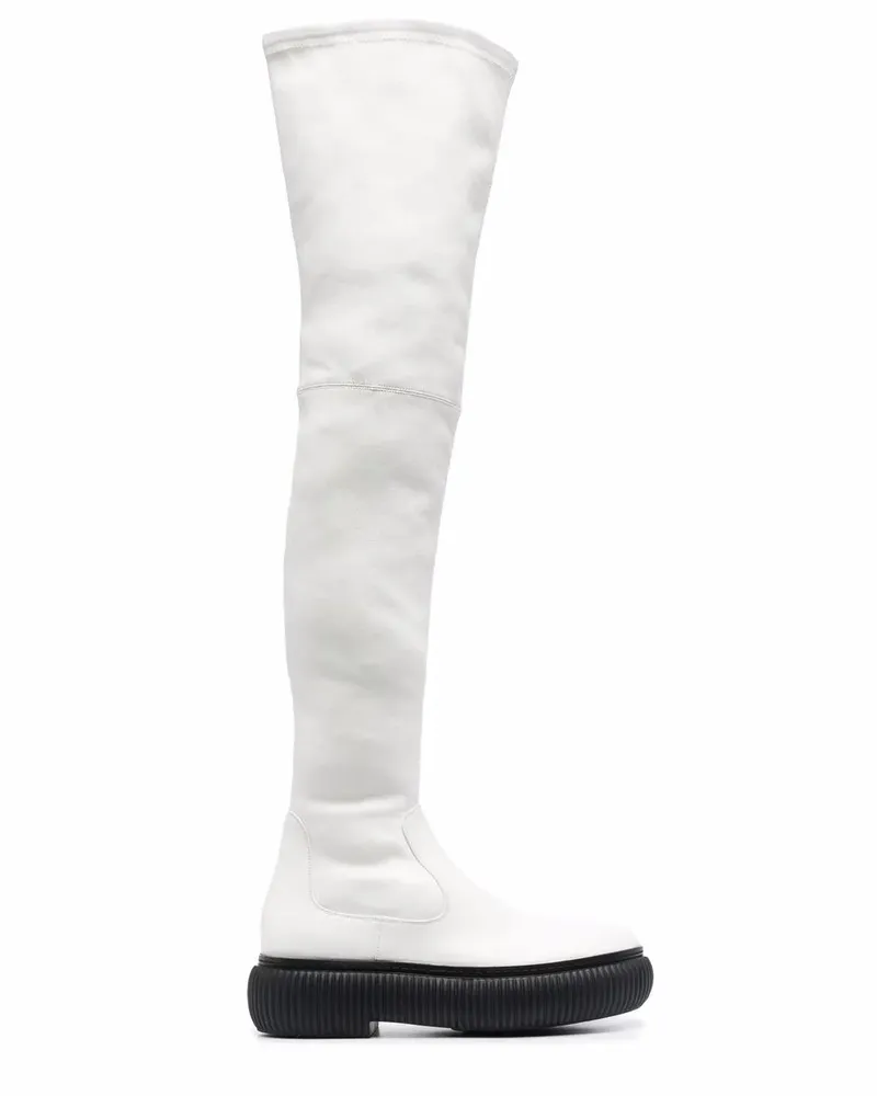 Lanvin Overknee-Stiefel - Weiß Weiß