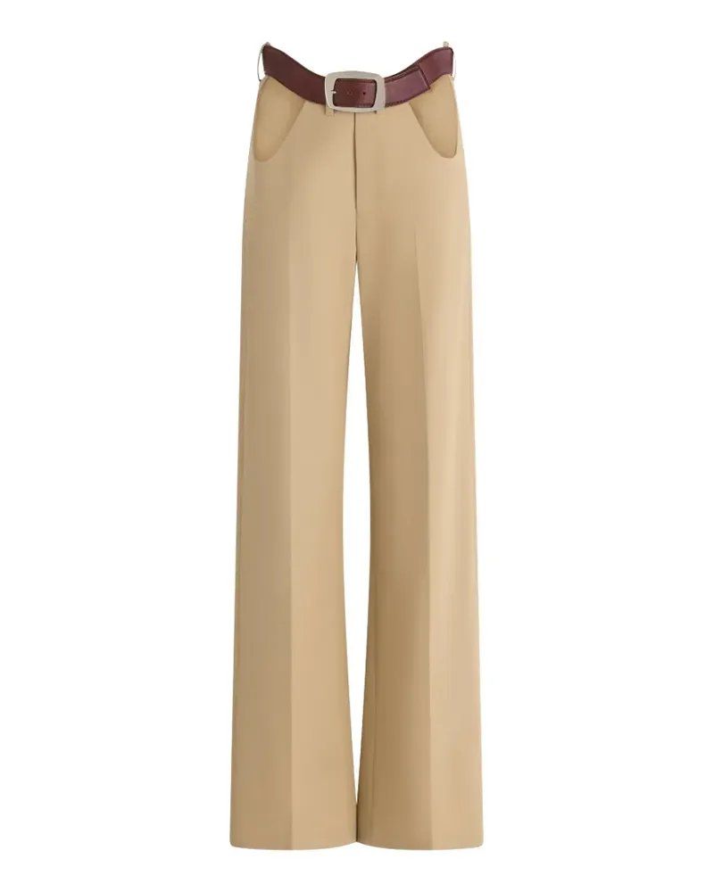 Jean Paul Gaultier Hose mit gekurvter Vorderseite - Nude Nude