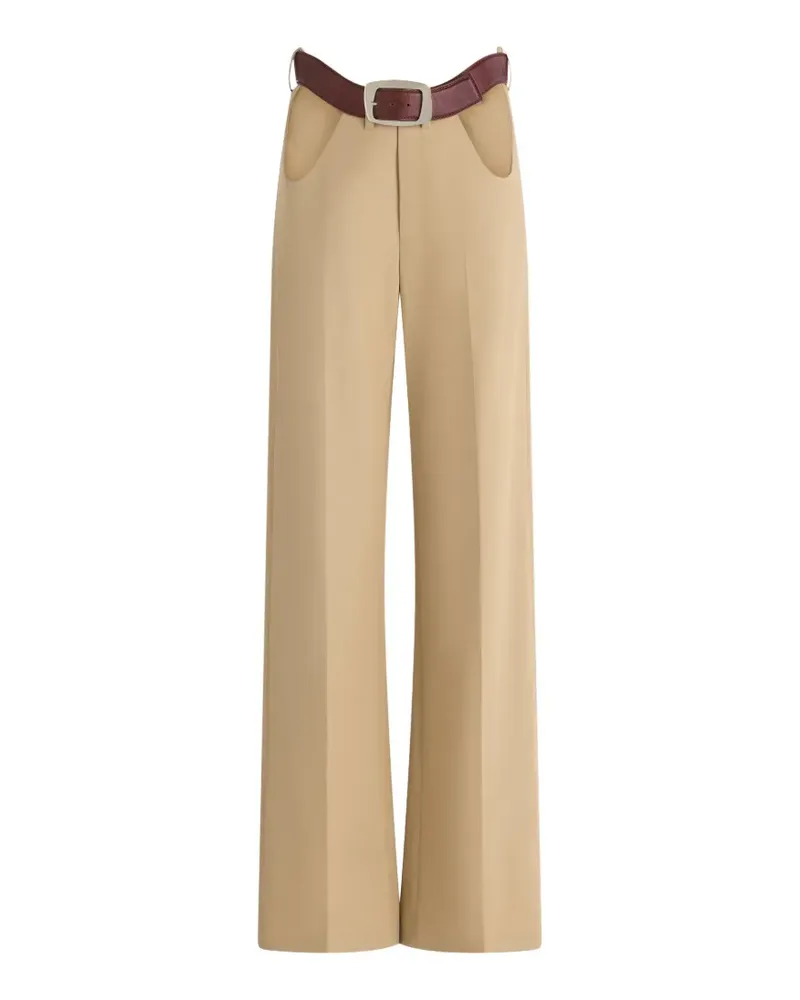 Jean Paul Gaultier Hose mit gekurvter Vorderseite - Nude Nude