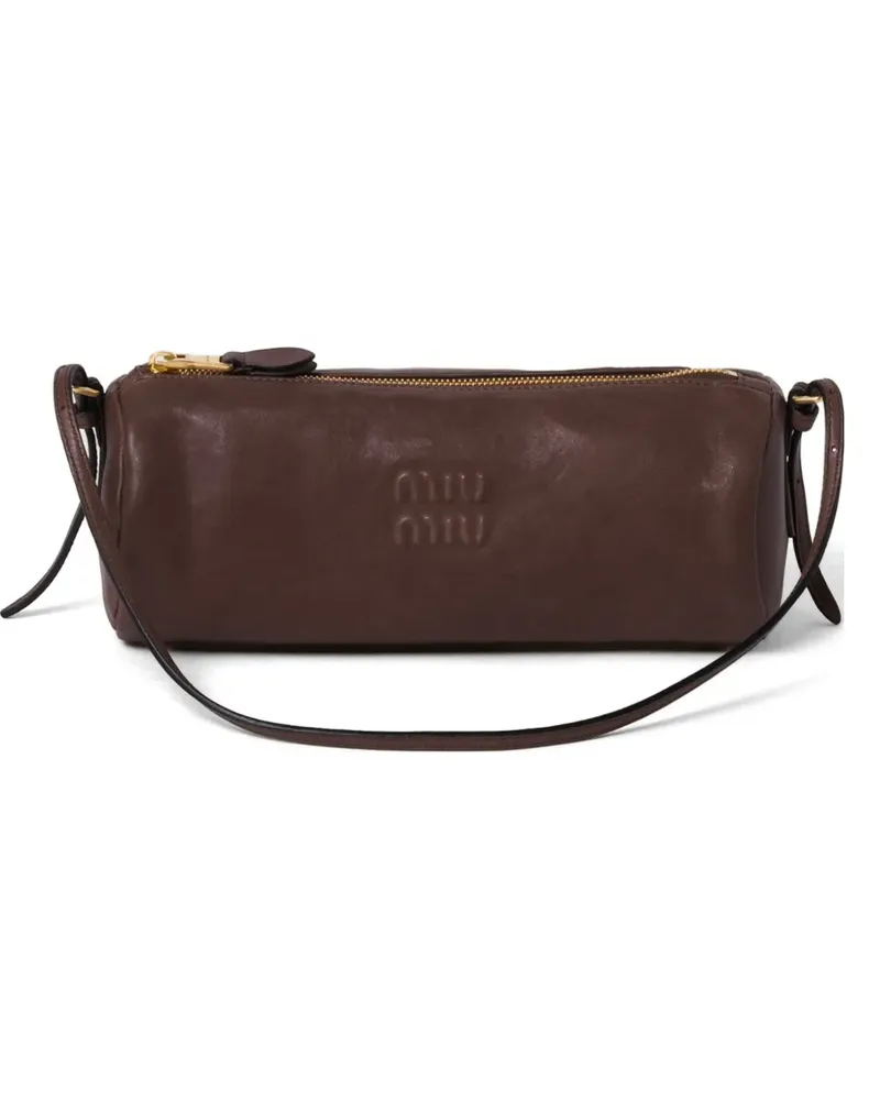 Miu Miu Tasche aus Nappaleder - Braun Braun