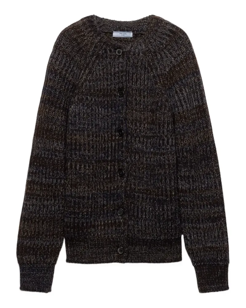 Prada Cardigan mit rundem Ausschnitt - Braun Braun