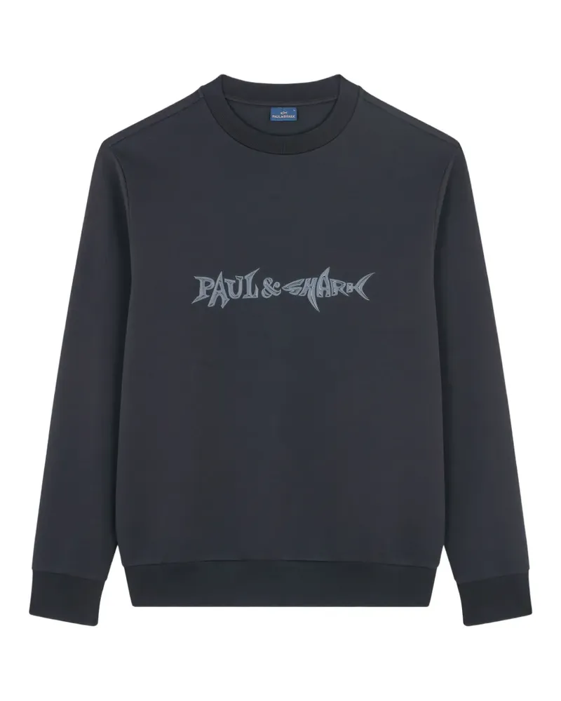 Paul & Shark logo-print sweatshirt - Blau Blau
