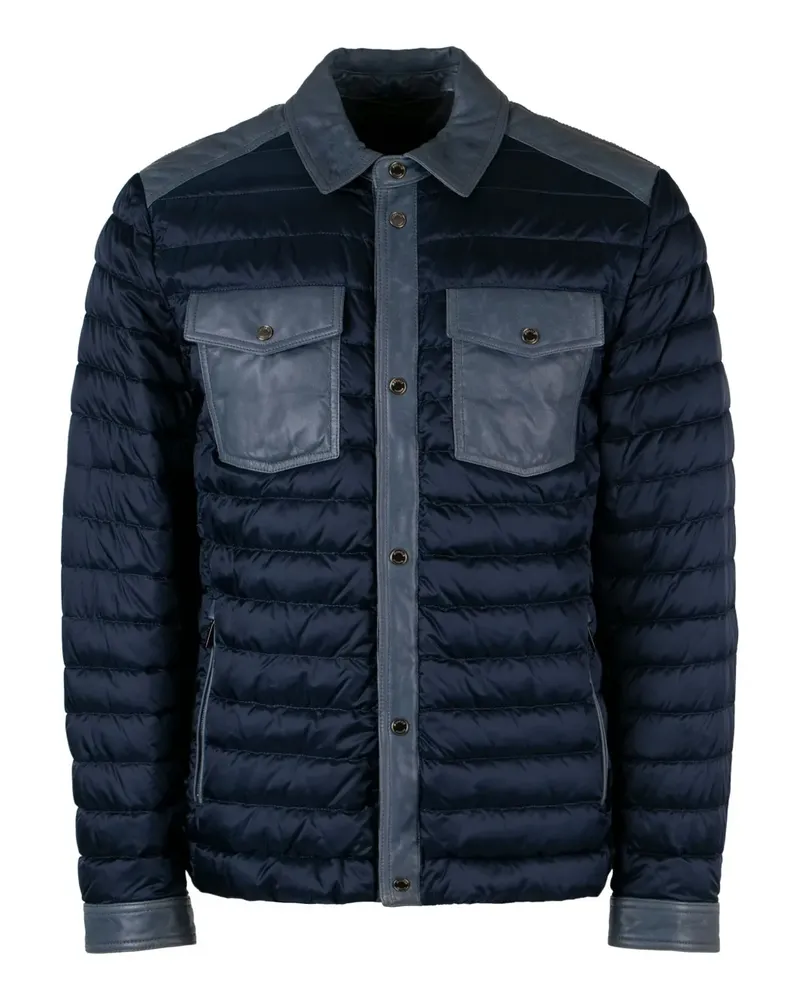 MOORER Crespi Daunenjacke - Blau Blau