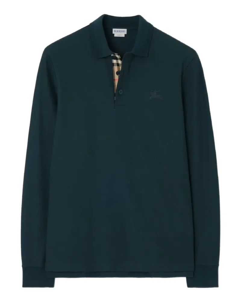 Burberry Schmales Poloshirt - Grün Grün