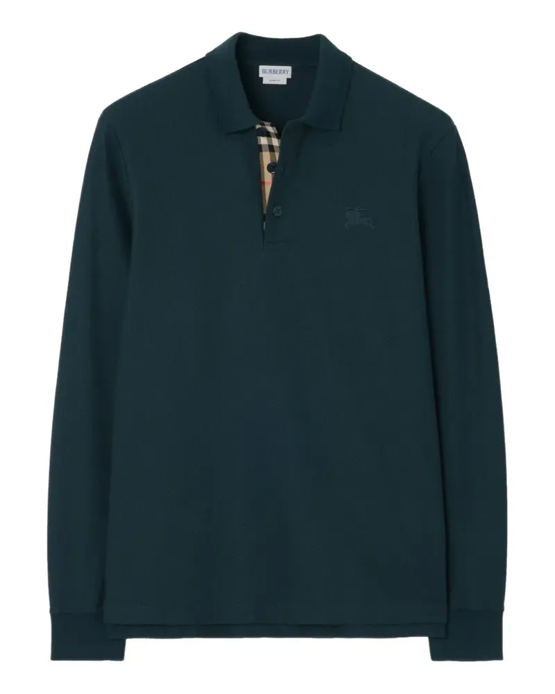 Burberry Schmales Poloshirt - Grün Grün