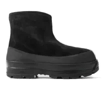 Badia Stiefel aus Wildleder - Schwarz