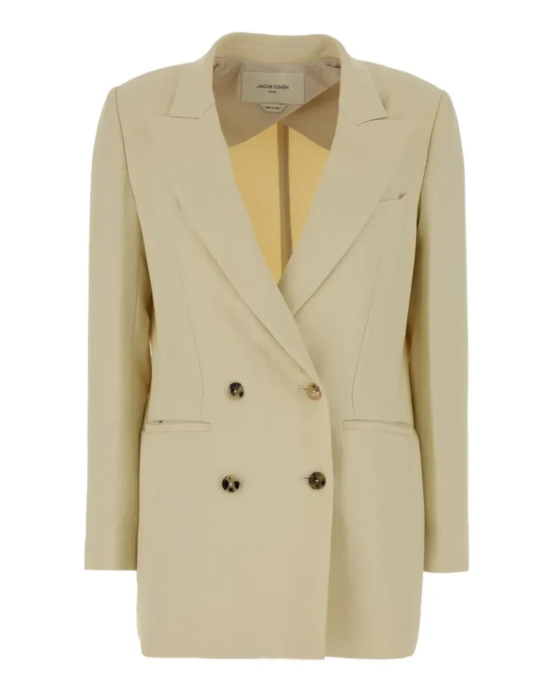 Jacob Cohën double-breasted jacket - Nude Nude