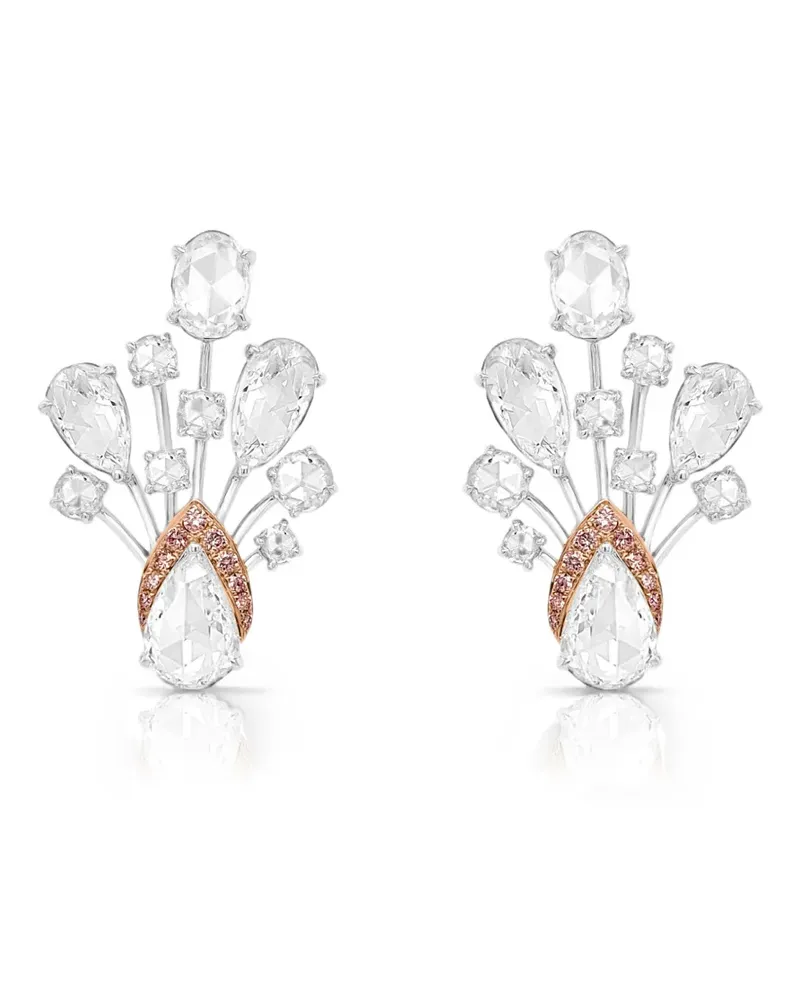 HYT Jewelry Ohrringe mit Diamanten - Silber Silber