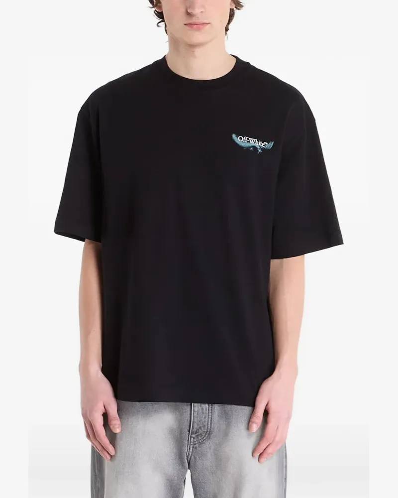 OFF-WHITE Moon S Skate T-Shirt - Schwarz Schwarz