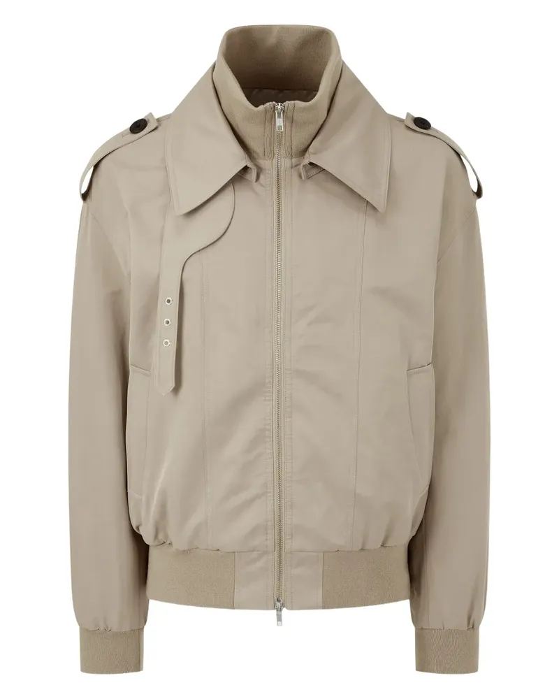 STUDIO TOMBOY Military-Jacke mit Reißverschluss - Nude Nude