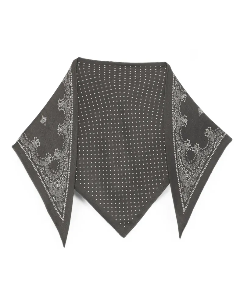 Destin Schal mit Paisley-Print - Blau Blau