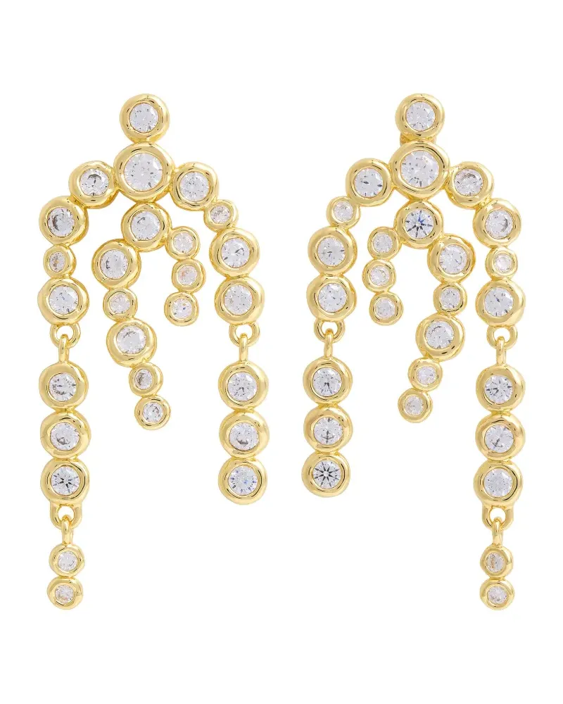 Alexis Bittar crystal-embellished drop earrings - Gold Gold