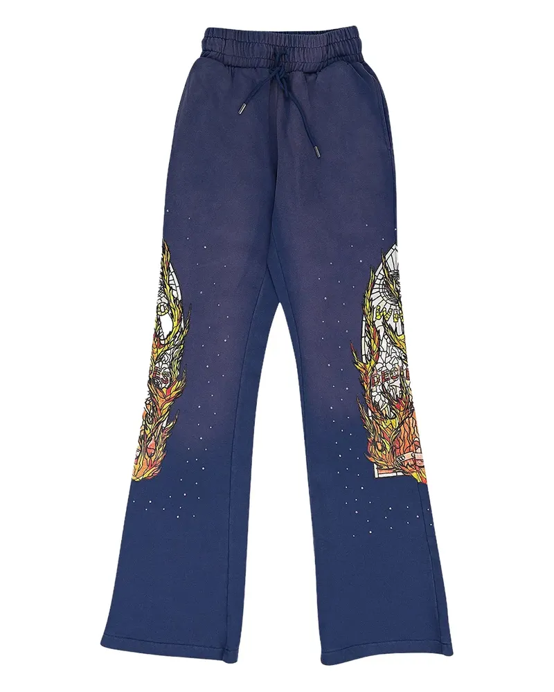 WHO DECIDES WAR Jogginghose aus Baumwolle - Blau Blau