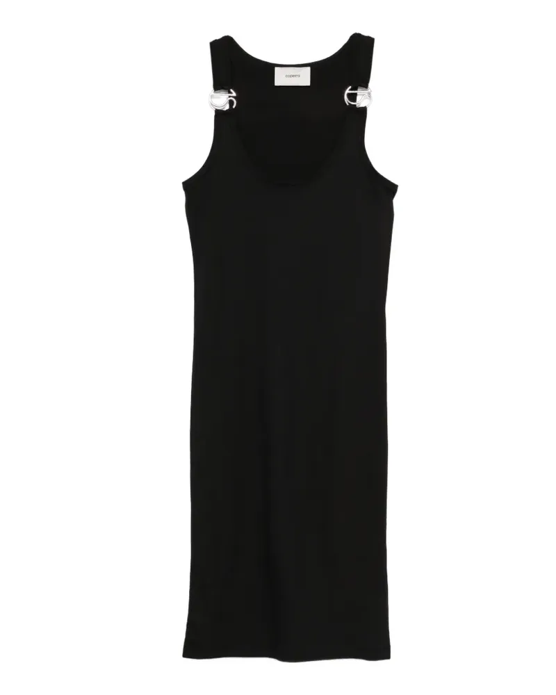 COPERNI logo-appliqué mini dress - Schwarz Schwarz