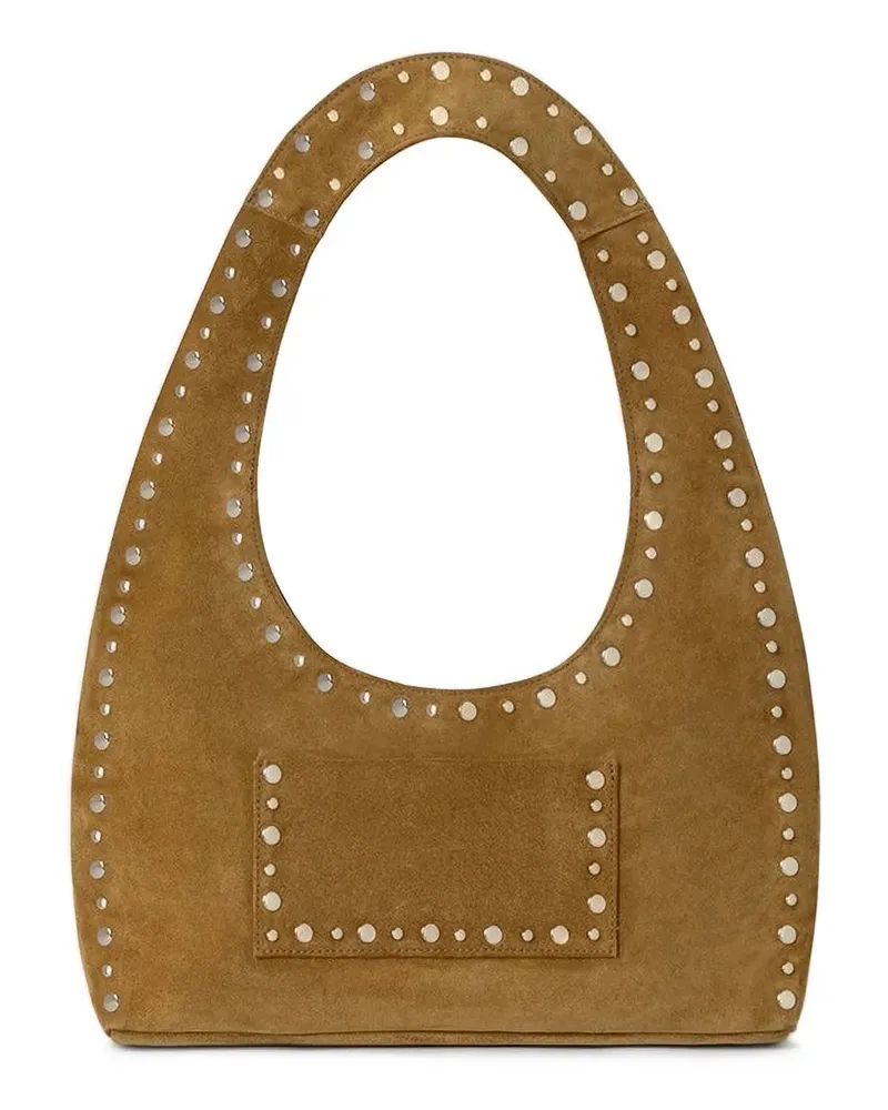 GIMAGUAS Franca Schultertasche mit Nieten - Braun Braun