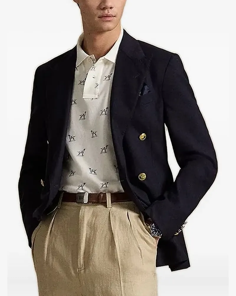 Ralph Lauren Poloshirt mit Hunde-Print - Weiß Weiß