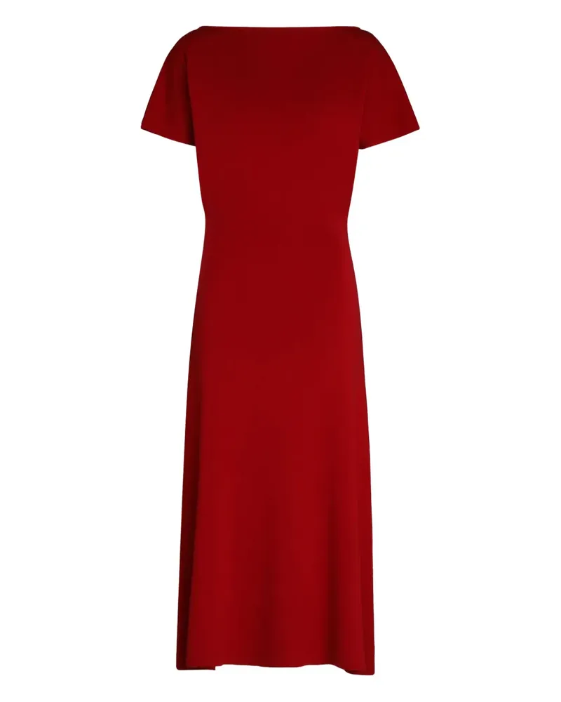 P.A.R.O.S.H. P.A.R.O H. Midikleid mit kurzen Ärmeln - Rot Rot