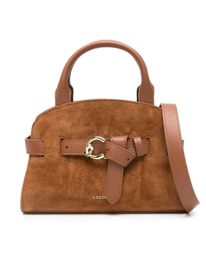 Coccinelle Schultertasche aus Wildleder - Braun Braun