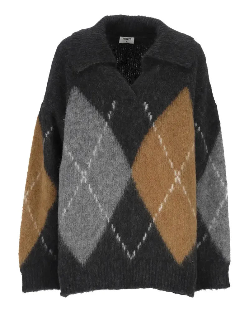 Filippa K argyle-knit sweater - Grau Grau