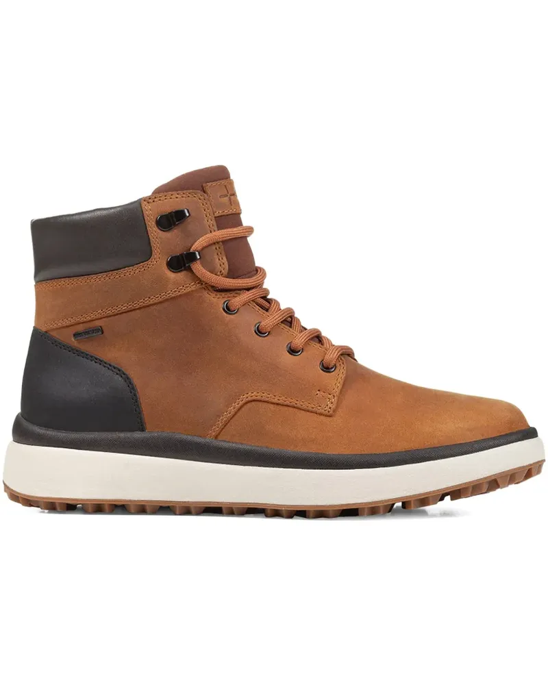 Geox Schnürstiefel aus Leder - Braun Braun