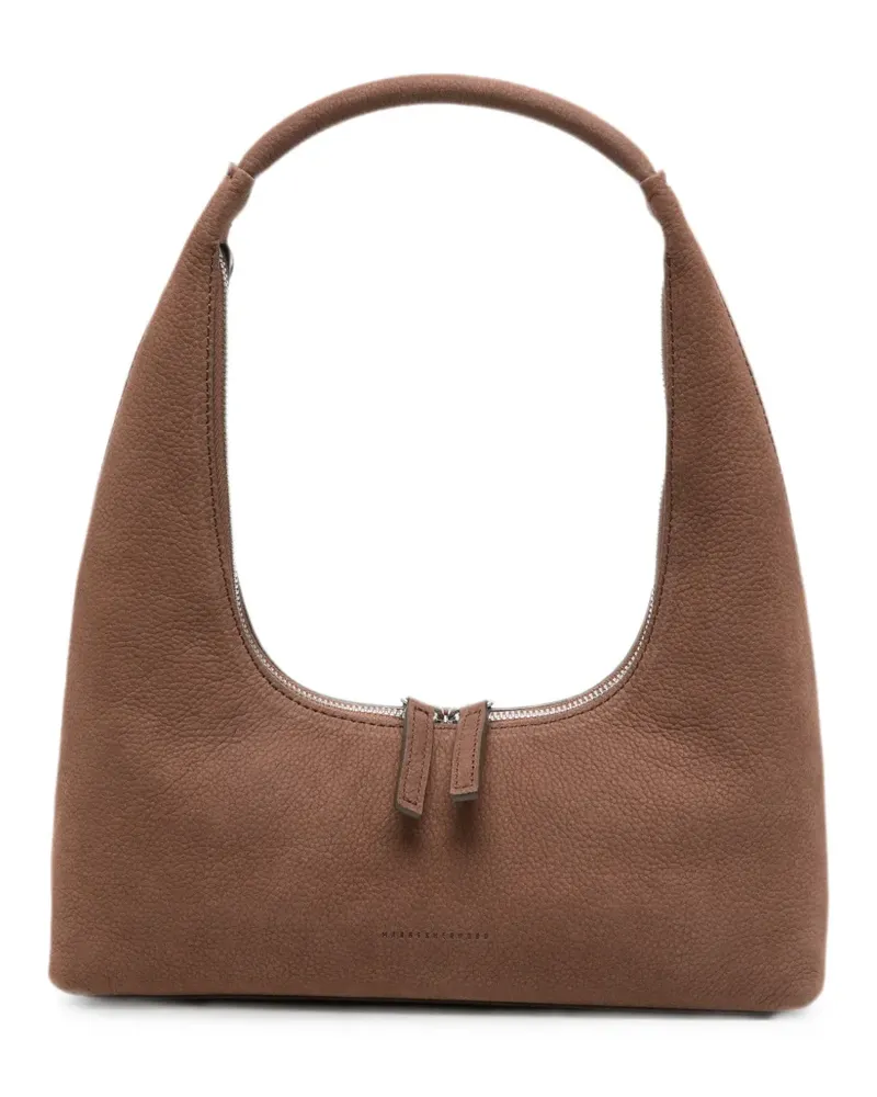 Marge Sherwood logo-detail hobo-style shoulder bag - Braun Braun
