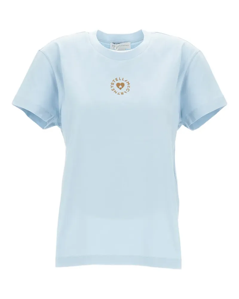 Stella McCartney Iconic Mini Heart T-shirt - Blau Blau