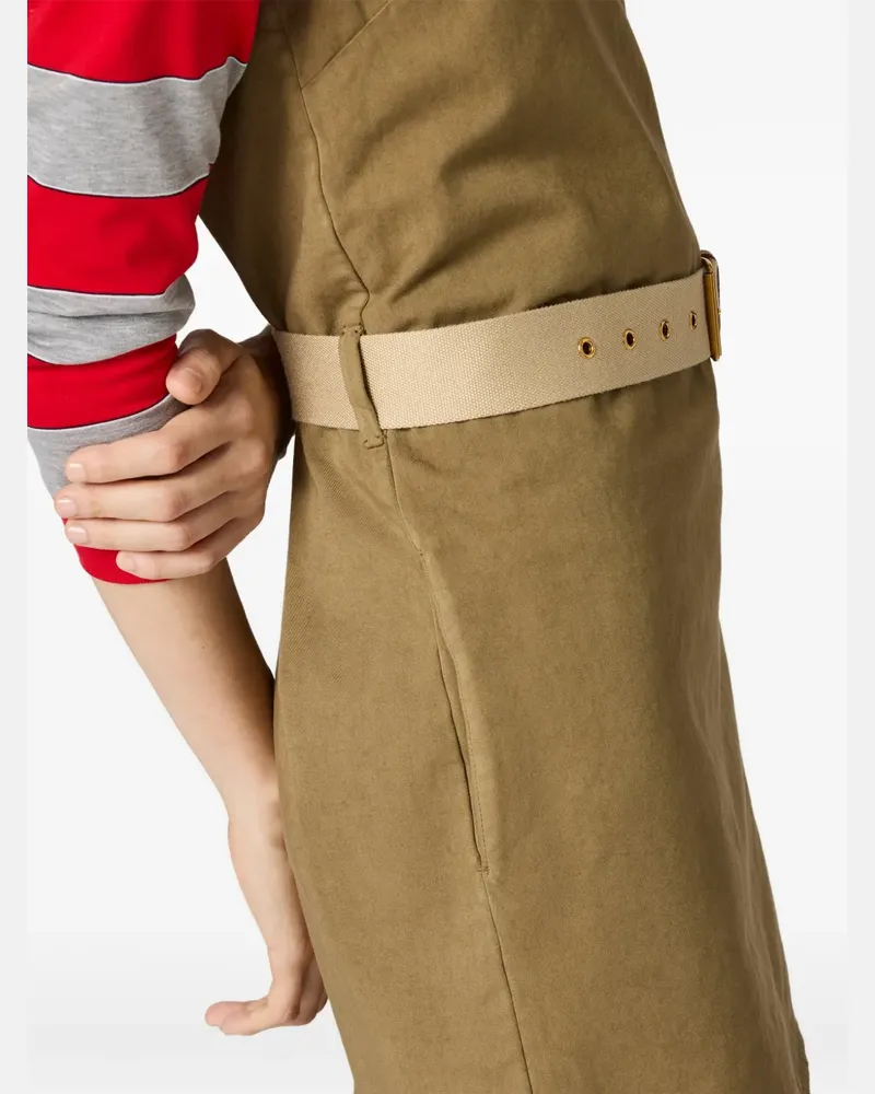 Miu Miu Minikleid mit U-Ausschnitt - Braun Braun