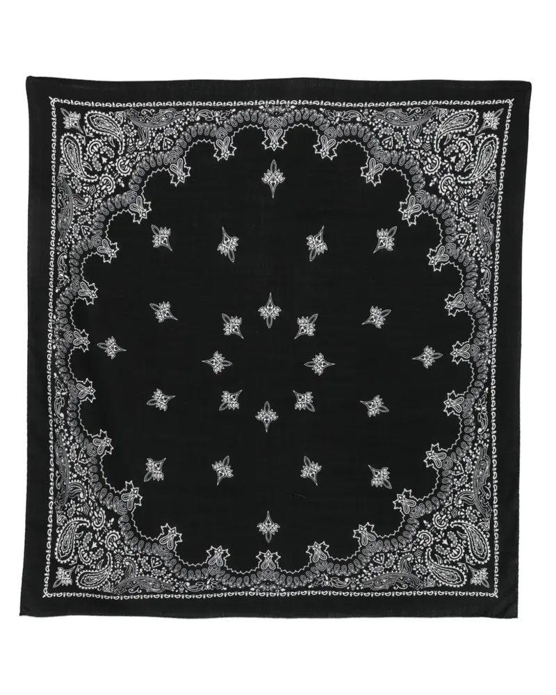 Destin Bandana mit Paisleymuster - Schwarz Schwarz