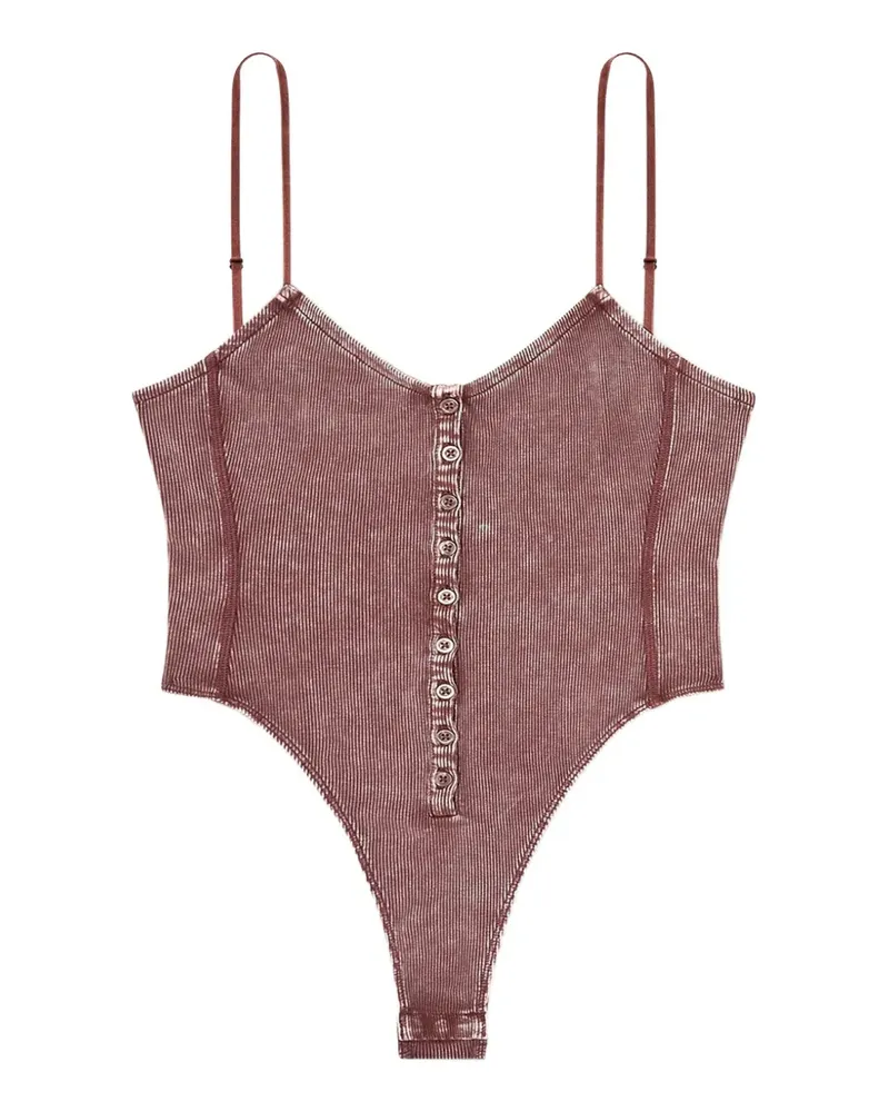 Diesel T-Ley ribbed button bodysuit - Braun Braun