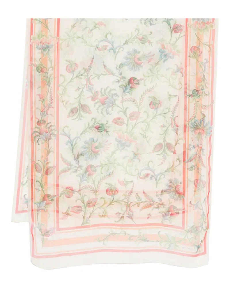 Etro silk scarf - Nude Nude
