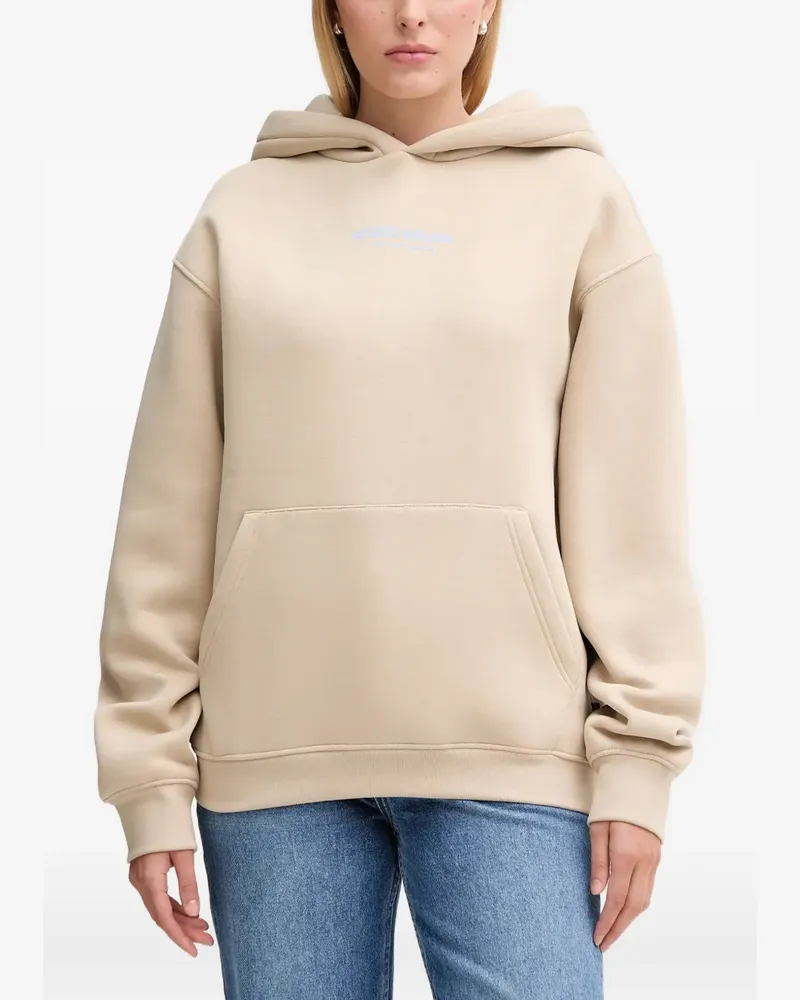 Alpha Industries Studio Edition Hoodie mit Print - Nude Nude