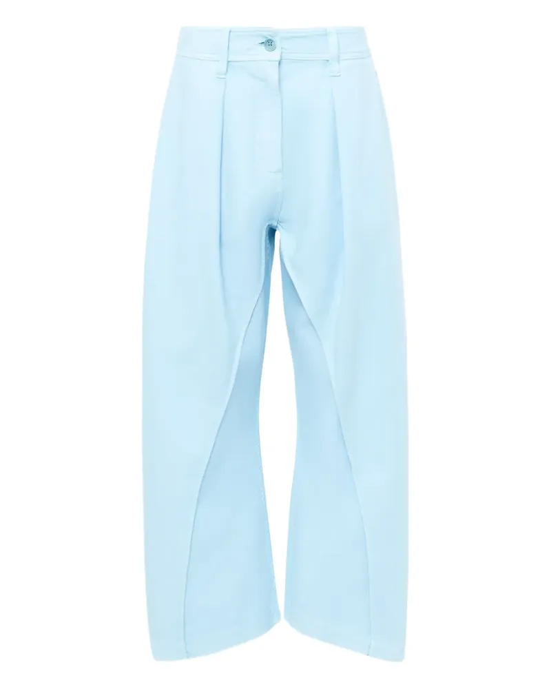 J.W.Anderson Hose mit Bundfalten - Blau Blau