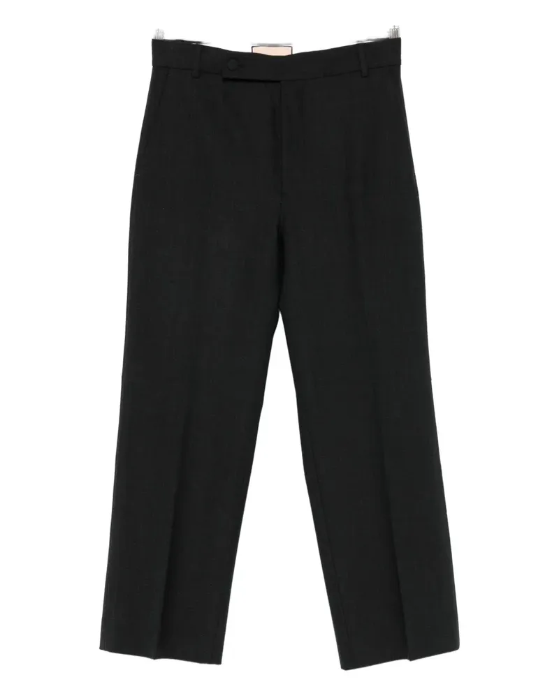 PLAN C Hose mit geradem Bein - Schwarz Schwarz