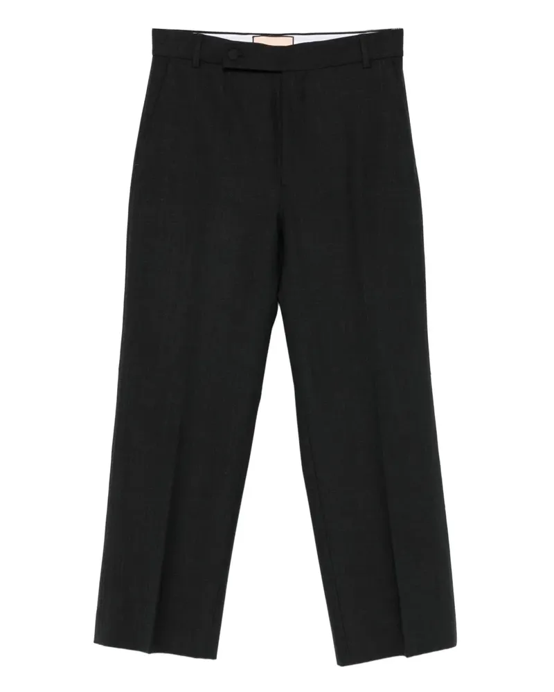 PLAN C Hose mit geradem Bein - Schwarz Schwarz