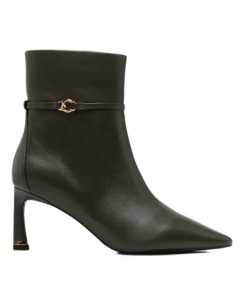 Coccinelle pointed-toe buckled ankle boots - Braun Braun