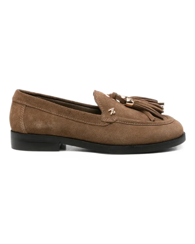 Apepazza tassel-detail loafers - Braun Braun