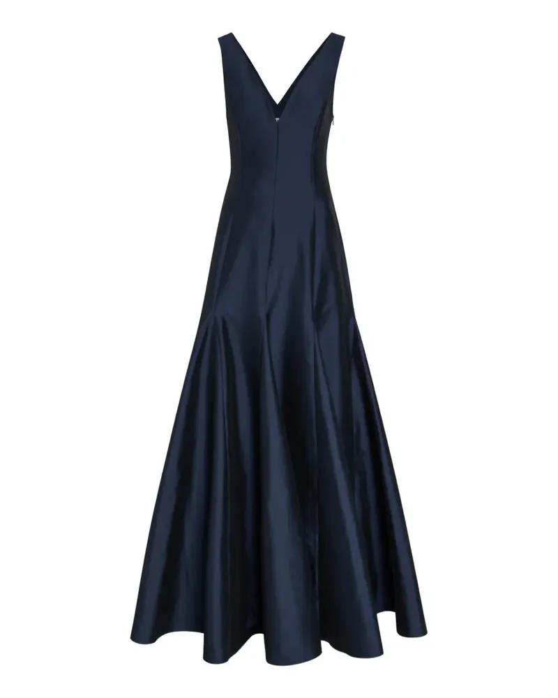 BERNADETTE Aure V-neck maxi dress - Blau Blau