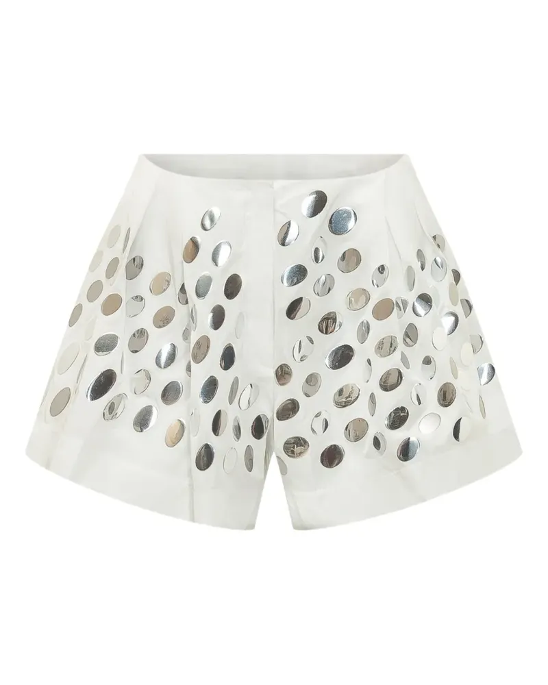 IRO Darly sequin-embellished shorts - Weiß Weiß