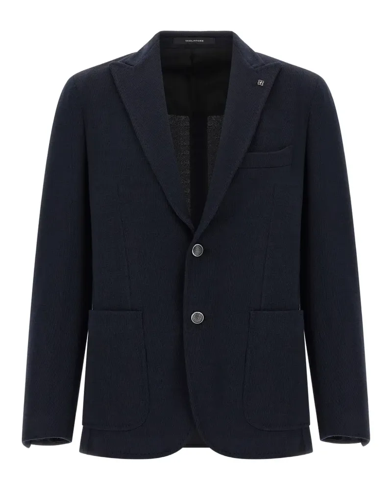 Tagliatore Montecarlo single-breasted blazer - Blau Blau