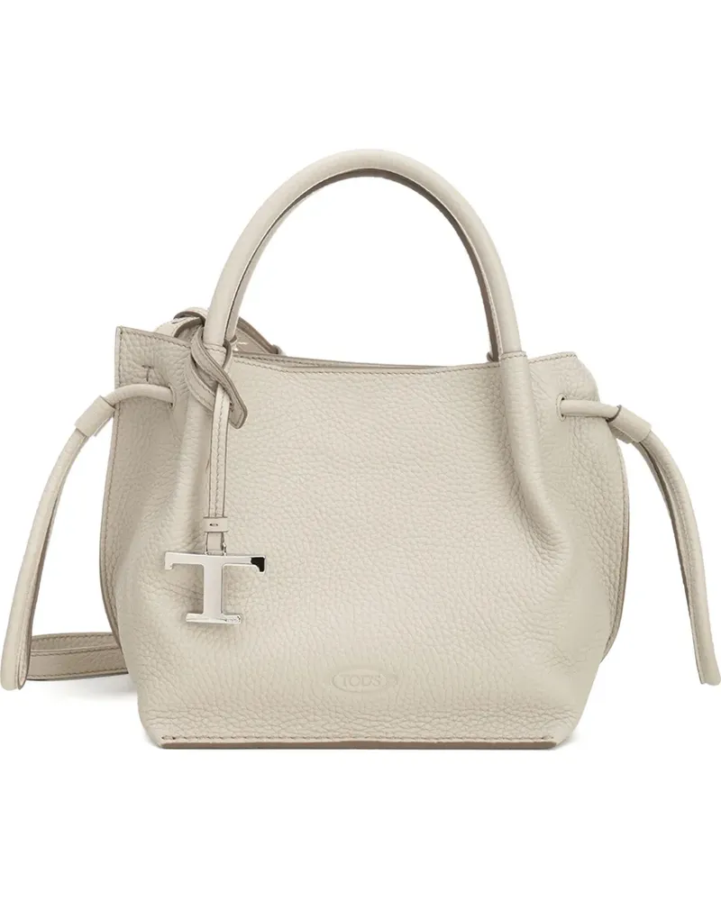 TOD'S Beuteltasche aus Leder - Nude Nude