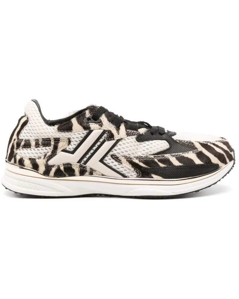 Lanvin Sneakers mit Logo-Stickerei - Nude Nude