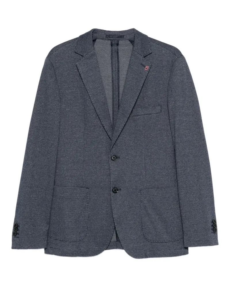 Liu Jo checked single-breasted blazer - Blau Blau