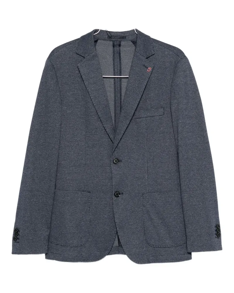 Liu Jo checked single-breasted blazer - Blau Blau